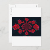 De schoonheid van Rozen: Floral Fantasy Feestdagenkaart (Voorkant / Achterkant)