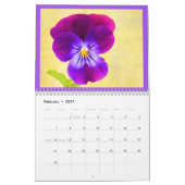 De schoonheid van Violets Calendar Kalender (Feb 2027)
