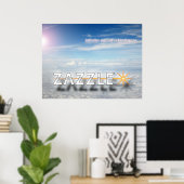 De schoonheid van Zazzle is... Poster (Thuiskantoor)