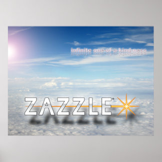 De schoonheid van Zazzle is... Poster