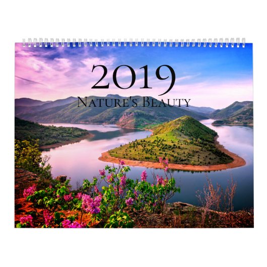 De schoonheidsagenda 2019 van de Natuur (groot) Kalender (Hoes)