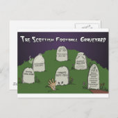 De Schots Football Graveyard Briefkaart (Voorkant / Achterkant)