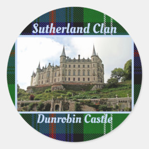 De Schotse Castle Classic Sticker van Sutherland C