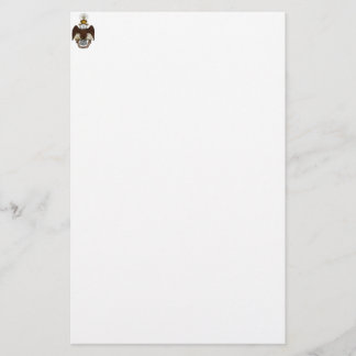 de Schotse Rite Bruin Eagle van de 33ste Graad Briefpapier