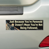 De schreeuw Bumpersticker (Op auto)