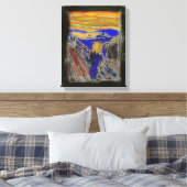 De Schreeuw Canvas Afdruk (Insitu (Slaapkamer))