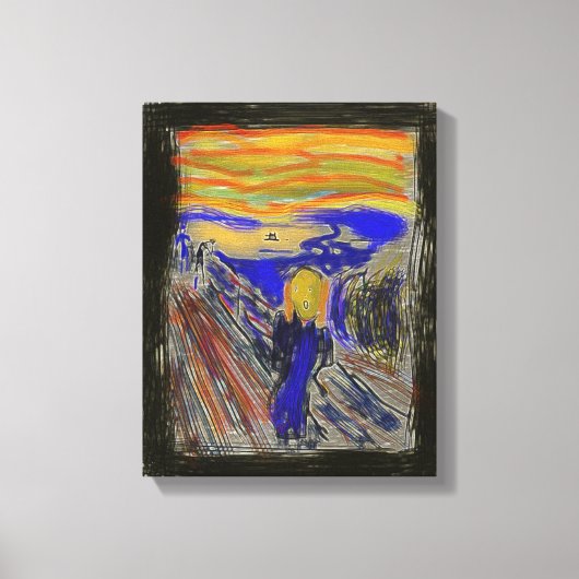 De Schreeuw Canvas Afdruk (Voorkant)