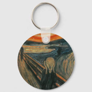 De schreeuw door Edvard Munch Sleutelhanger