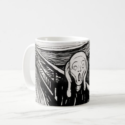 De Schreeuw EDVARD MUNCH 1895 Koffiemok (Voorkant links)
