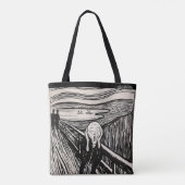 De Schreeuw – Edvard Munch – Aangepaste tekst Draagtas (Achterkant)