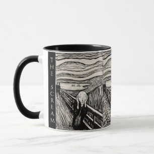 De Schreeuw – Edvard Munch – Aangepaste tekst Mok