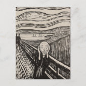 De Schreeuw | Edvard Munch Briefkaart (Voorkant)