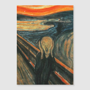 De schreeuw Edvard Munch moderne expressionistisch