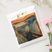 De schreeuw Edvard Munch moderne expressionistisch Bedankzakje (Gezegeld)