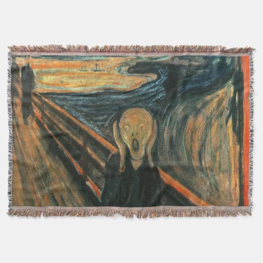De schreeuw Edvard Munch moderne expressionistisch Deken (Voorkant)