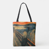 De schreeuw Edvard Munch moderne expressionistisch Draagtas (Achterkant)