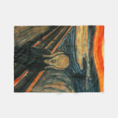 De schreeuw Edvard Munch moderne expressionistisch Fleece Deken (Voorkant (Horizontaal))