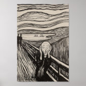 De Schreeuw | Edvard Munch Poster (Voorkant)