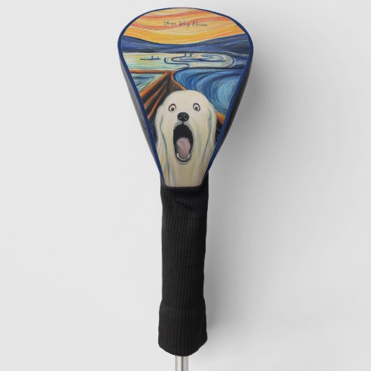 De Schreeuw - Grote Pyreneeën Hond 002 - Pall Munc Golfheadcover (Voorkant)