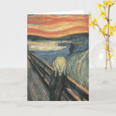 De schreeuw kaart (Gele Bloem)