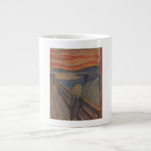 De schreeuw van de natuur door Edvard Munch 1893 Extra Grote Beker