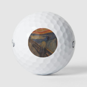 De schreeuw van de natuur door Edvard Munch 1893 Golfballen