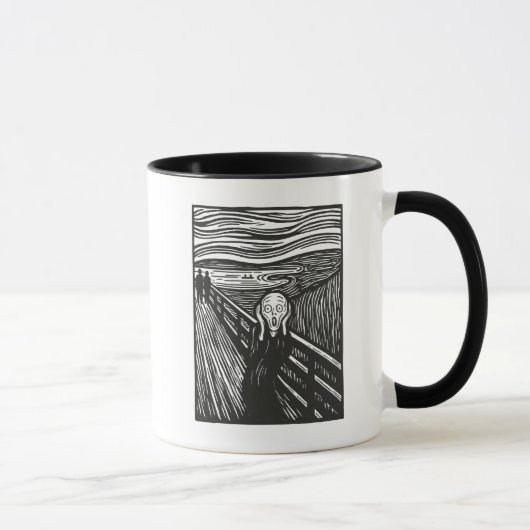 De schreeuw van Edvard Munch Mok (Rechts)