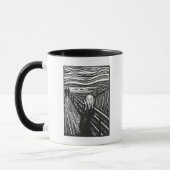De schreeuw van Edvard Munch Mok (Links)