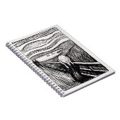 de schreeuw van Edvard Munch Notitieboek (Rechterzijde)