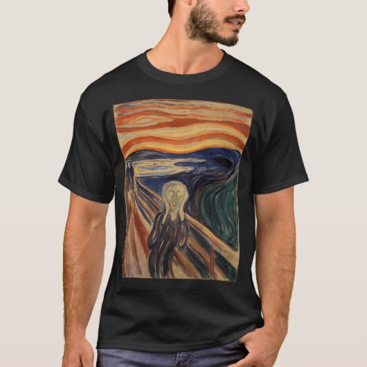 De schreeuw van Edvard Munch T-shirt (Voorkant)