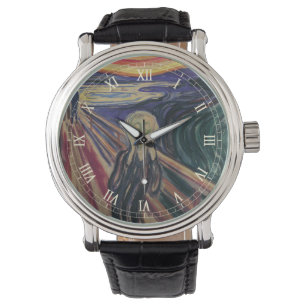 De Schreeuw van Edvard Munch, Vintage Expressionis Horloge