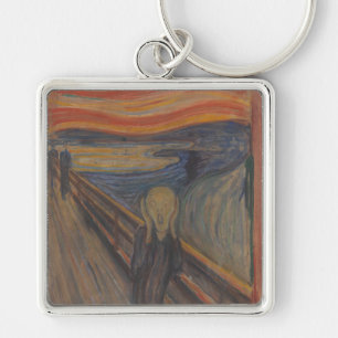 De schreeuw van Natuur, Edvard Munch, 1893 Sleutelhanger