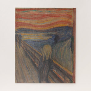 De schreeuw van ontzetting door Edvard Munch 1893 Legpuzzel