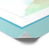 De Schrift, Inspirerend, Vrede, John 14:27 Beach Poster (Hoek)