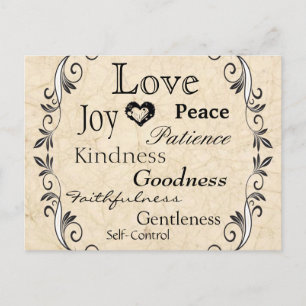 De Schrift van de liefde sparen de Datum Aankondigingskaart