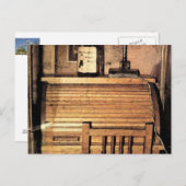 De schrijver Roll Top Desk Briefkaart (Voorkant / Achterkant)