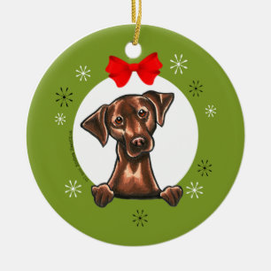 De Schrijver uit de klassieke oudheid van Kerstmis Keramisch Ornament