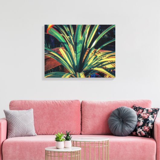 De schroefdraad heeft scherpe randen canvas afdruk (Insitu (Woonkamer))