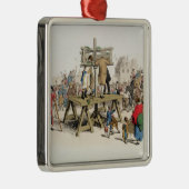 De schuld metalen ornament (Rechts)