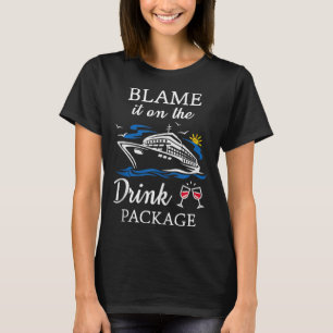 De schuld van de partij Funny Cruise bij het pakke T-shirt