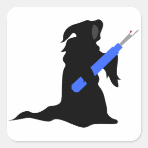 De Schulpzaag van de naad - de Onverbiddelijke Vierkante Sticker
