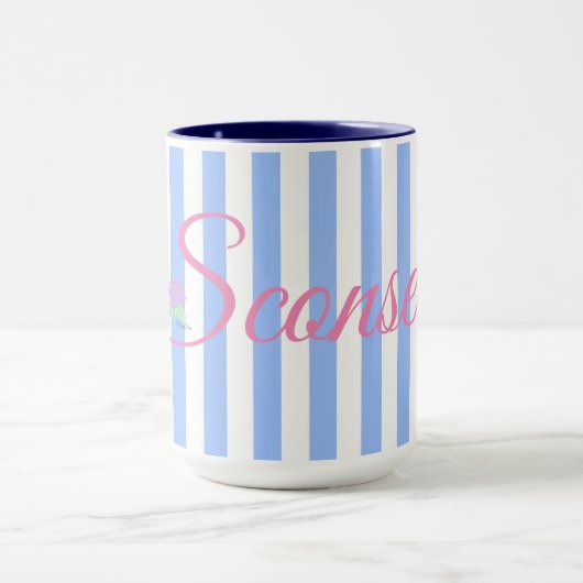 De Sconset Blue Stripe Mok (Midden)