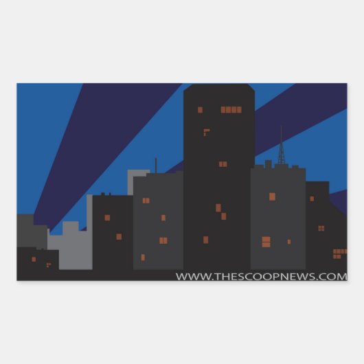 De Scoop News City sticker (Voorkant)
