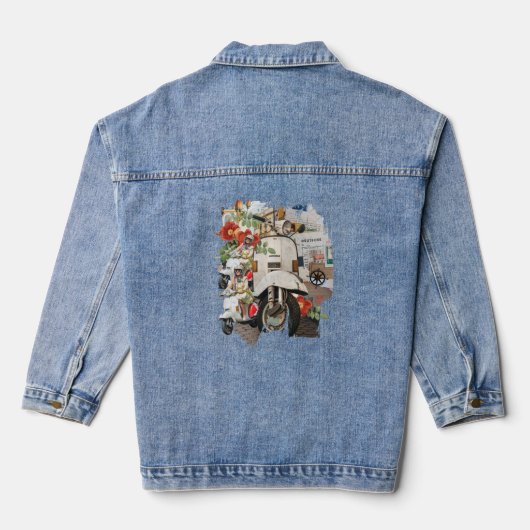 De Scooter Collage Denim Jacket (Achterkant)