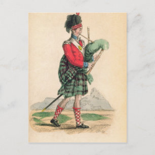 De Scotch Piper Briefkaart