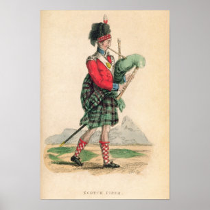 De Scotch Piper Poster