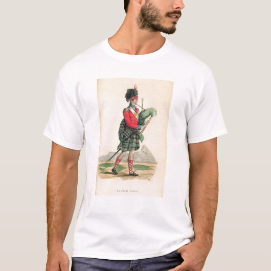 De Scotch Piper T-shirt (Voorkant)