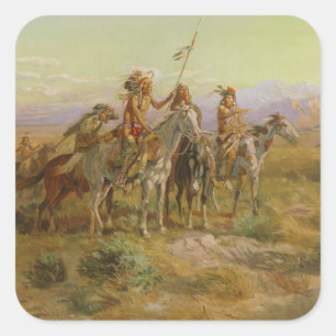 De Scouts Vierkante Sticker