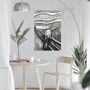 De Scream (1895) van Edvard Munch. Poster