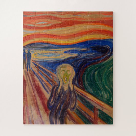 De Scream, 1910, van Edvard Munch Legpuzzel (Verticaal)